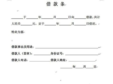 好會(huì)計(jì)軟件：借條填寫要求